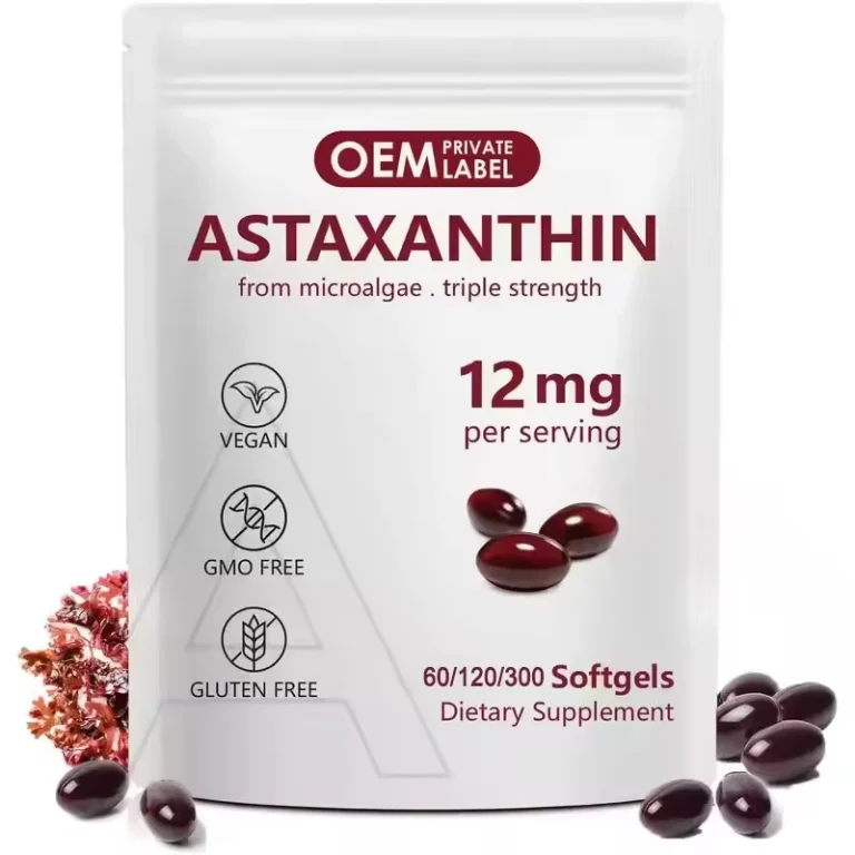 Astaxanthin 12 mg Softgels | Private Label OEM