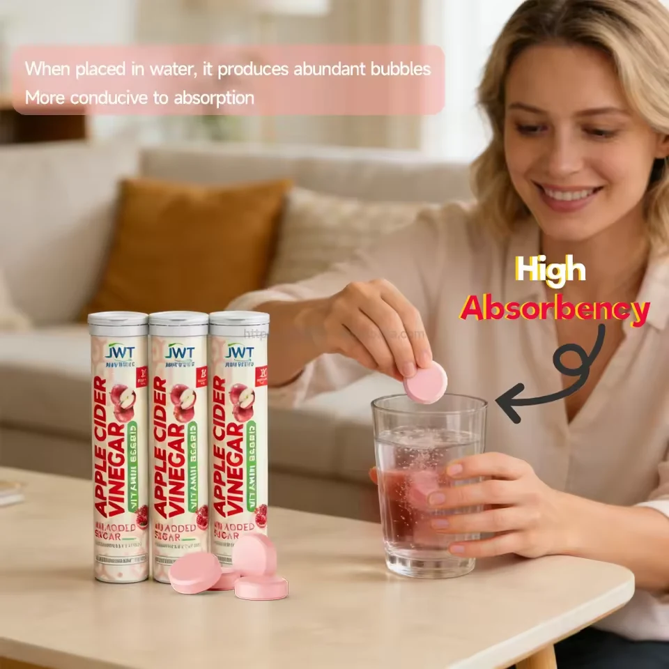 Apple Cider Vinegar Effervescent Tablets product presentation