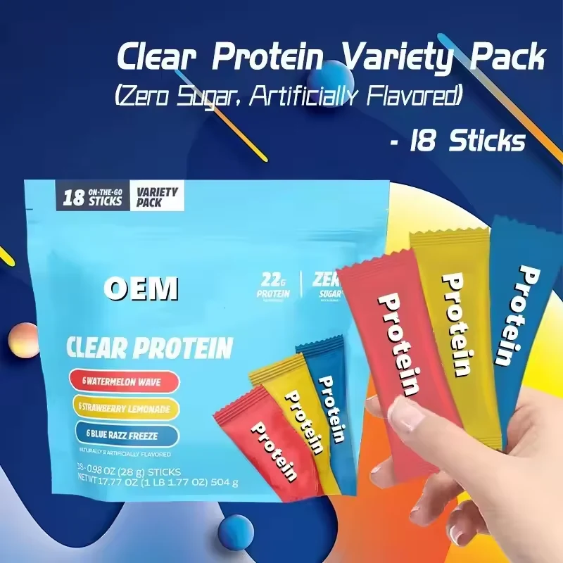 Clear Whey Protein Isolate Powder product presentation