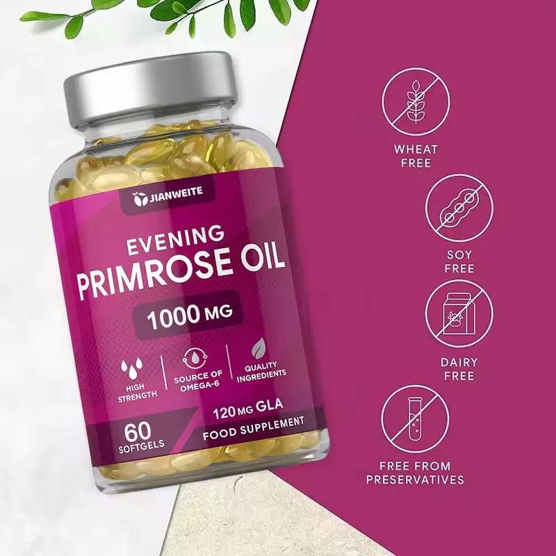 Evening Primrose Oil Softgels product presentation