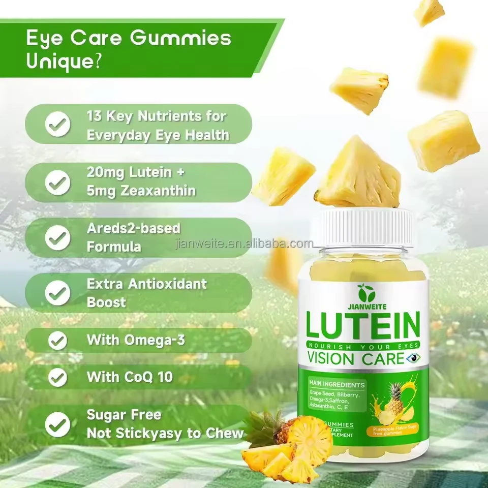 Private Label Lutein & Zeaxanthin Gummies product presentation
