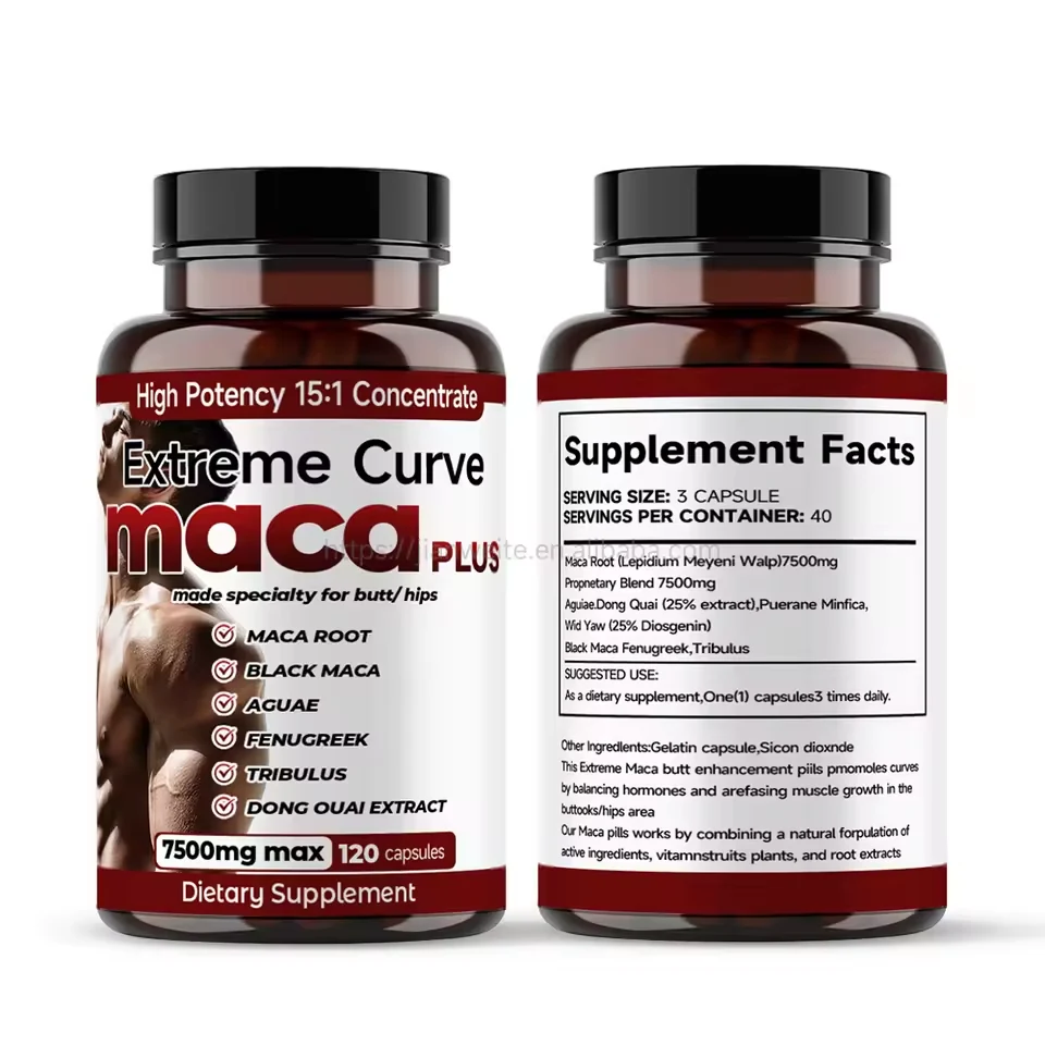 Maca Root Capsules for Men product presentation