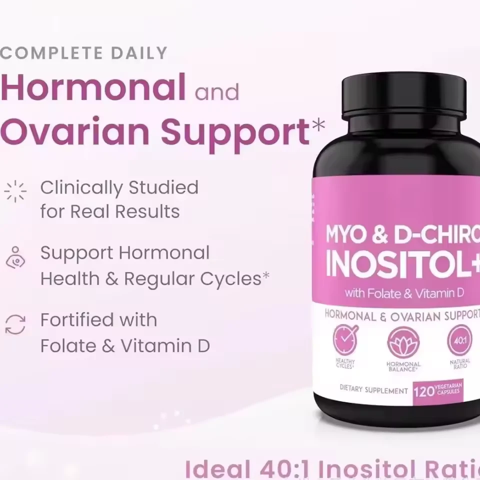 Women's Inositol & Folate Capsules product presentation