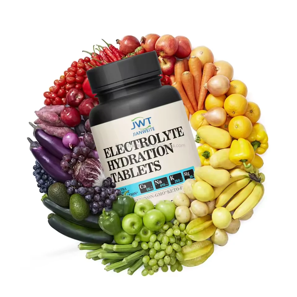 Electrolyte Hydration Tablets formula and packaging details