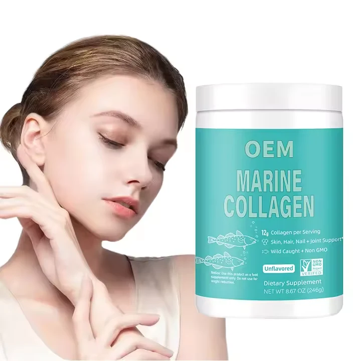 Marine Collagen Powder formula and packaging details