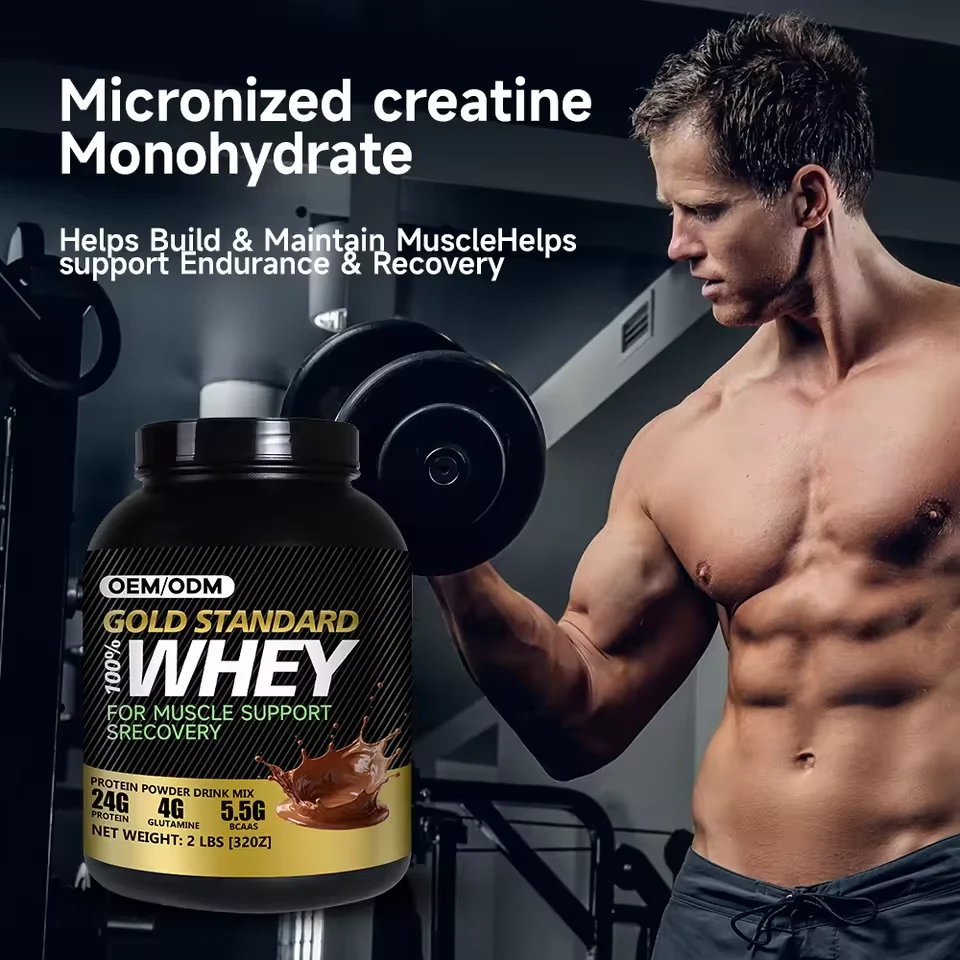 Whey Protein Isolate Powder formula and packaging details
